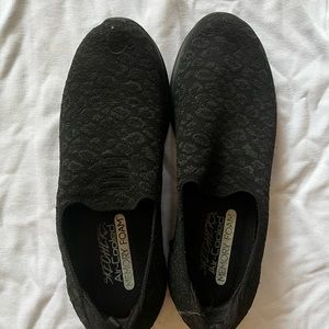 Skechers Ultra Flex Slip-On Sneaker. Black. Women’s size 10.